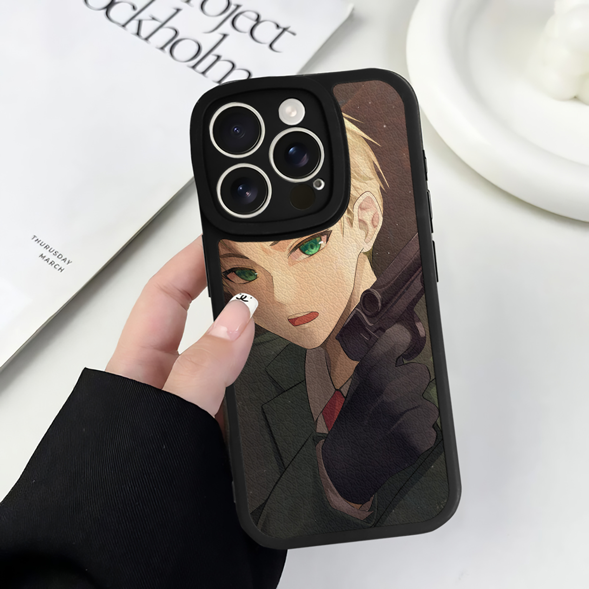 （画像用） SPY×FAMILY间谍家家酒 【iPhone 16シリーズ対応】シリコンスマホケース（レザー調） 材質：シリコン